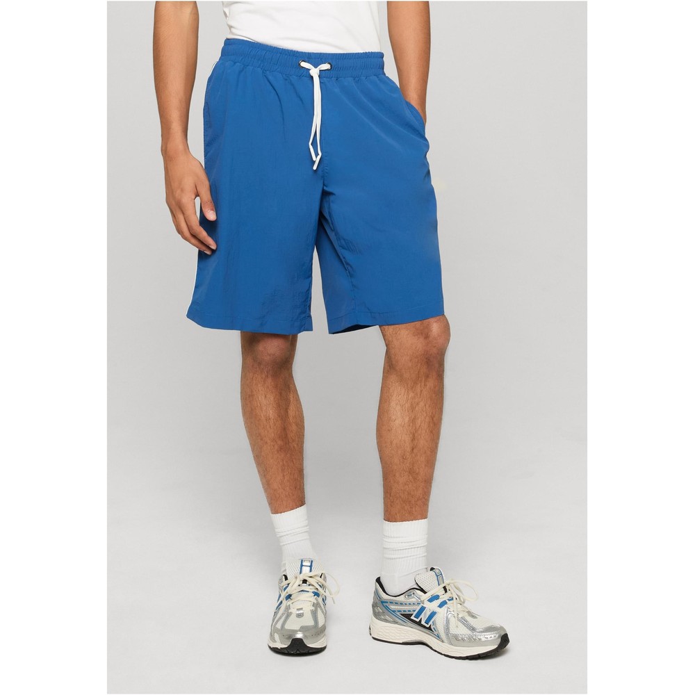 Urban Classics - Board Shorts With Patched Stripe Badehose - Blau